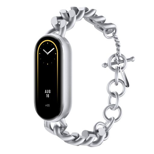 Εικόνα της Xiaomi Smart Band 9 Cuban Chain Strap Silver BHR8732GL