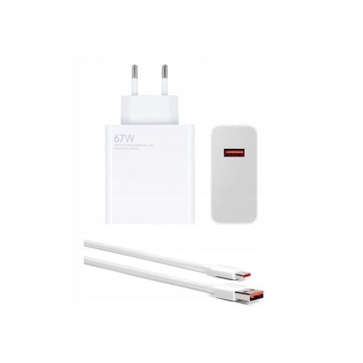 Εικόνα της Φορτιστής Xiaomi 67W USB-A HyperCharge Combo White BHR9465EU
