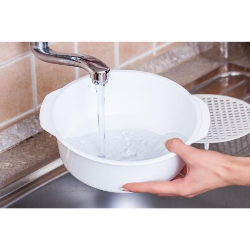 Εικόνα της Δοχείο Φαγητού Lamart Wave Steamer Πλαστικό 1.2 lt White LT7015