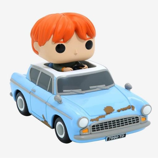 Εικόνα της Funko Pop! Rides: Harry Potter - Ron Weasley in Flying Car #112 Super Deluxe