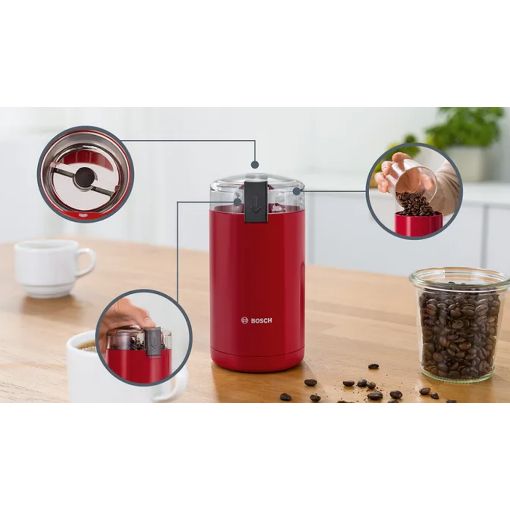 Εικόνα της Μύλος Άλεσης Καφέ Bosch TSM6A014R Red