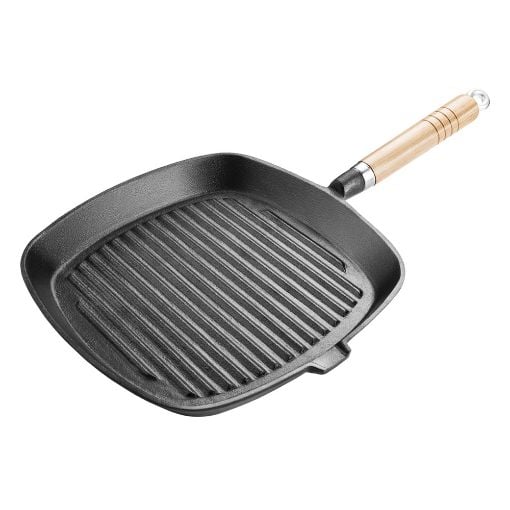 Εικόνα της Τηγάνι Lamart Iron Γκριλιέρα από Μαντέμι 24cm Μαύρο LT1063