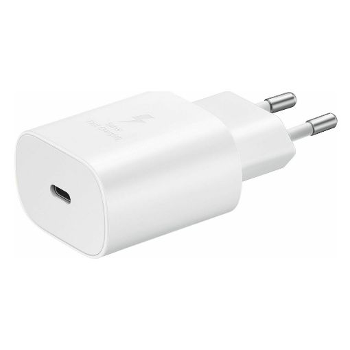Εικόνα της Φορτιστής Samsung USB-C 25W White EP-TA800NWEGEU (Χωρίς Καλώδιο)