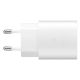Εικόνα της Φορτιστής Samsung USB-C 25W White EP-TA800NWEGEU (Χωρίς Καλώδιο)