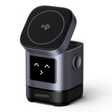 Εικόνα της Φορτιστής Ugreen Uno Robot W709 2in1 Magnetic Wireless Station Qi2 15W 45775