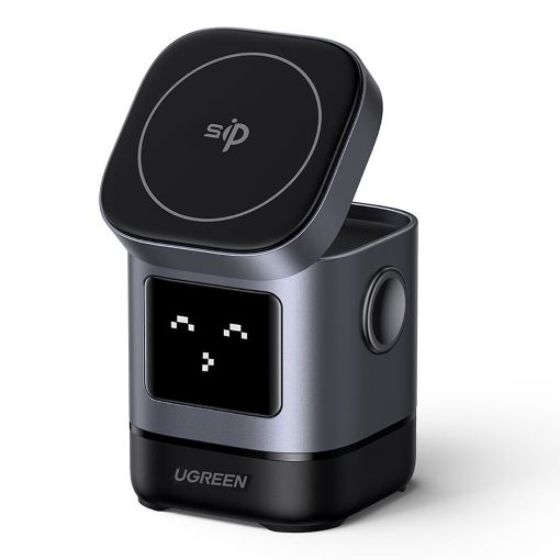 Εικόνα της Φορτιστής Ugreen Uno Robot W709 2in1 Magnetic Wireless Station Qi2 15W 45775