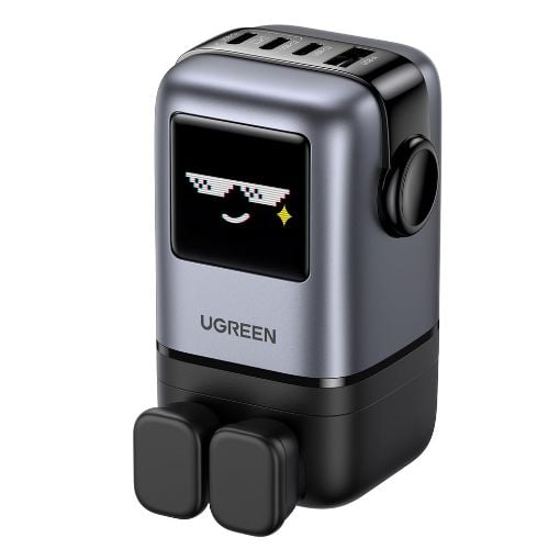 Εικόνα της Φορτιστής Ugreen Uno Robot X688 4-Port GaN 100W Gray 45515