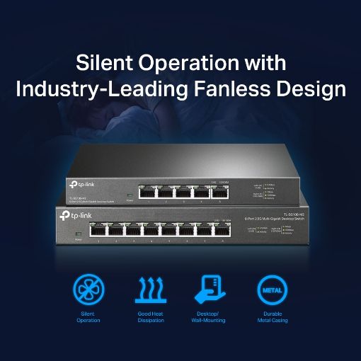 Εικόνα της Switch Tp-Link TL-SG108S-M2 8-Port 2.5Gbps Desktop