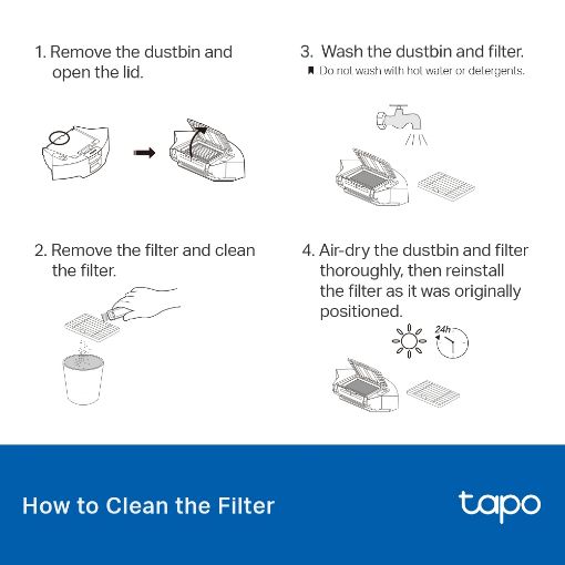 Εικόνα της Tp-Link Tapo RVA105 Robot Vacuum Replacement Kit