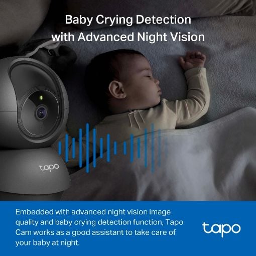Εικόνα της Home Security Wi-Fi Camera Tp-Link Tapo C201 Pan/Tilt 1080p