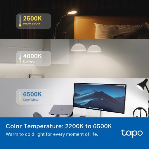Εικόνα της Smart Wi-Fi Light Bulb Tp-Link Tapo L535E E27 Dimmable Multicolor