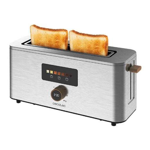 Εικόνα της Φρυγανιέρα Cecotec Touch&Toast Extra 1000W Inox CEC-04845