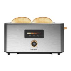 Εικόνα της Φρυγανιέρα Cecotec Touch&Toast Extra 1000W Inox CEC-04845