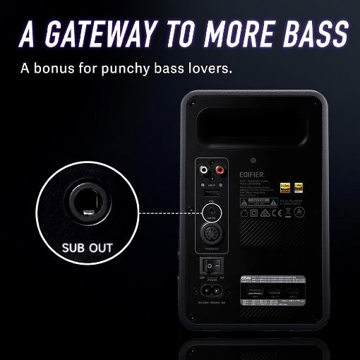 Εικόνα της Ηχεία Edifier QR65 Bluetooth GaN Black