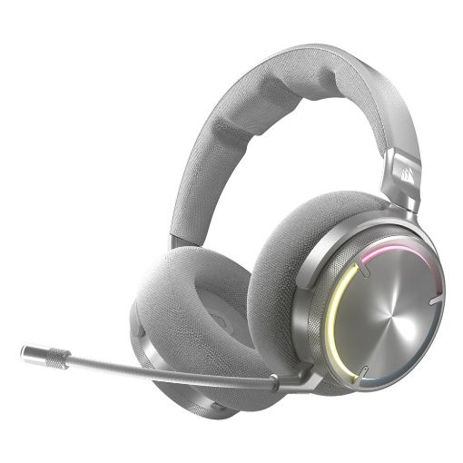 Εικόνα της Headset Corsair Virtuoso Max RGB Wireless Dolby Atmos Silver CA-9011373-WW