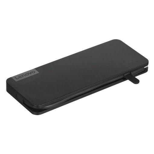 Εικόνα της Lenovo Slim Travel Dock USB-C Eclipse Black 4X11N40212
