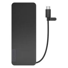 Εικόνα της Lenovo Slim Travel Dock USB-C Eclipse Black 4X11N40212