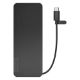 Εικόνα της Lenovo Slim Travel Dock USB-C Eclipse Black 4X11N40212
