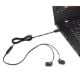 Εικόνα της Headphones Lenovo Wired USB-C Black 4XD1J77351