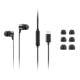Εικόνα της Headphones Lenovo Wired USB-C Black 4XD1J77351