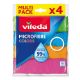 Εικόνα της Πετσέτες Καθαρισμού Vileda Microfibre Colours 4τμχ