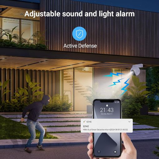 Εικόνα της Outdoor IP Camera Ezviz H80x 4K Dual-Lens Pan/Tilt Wireless
