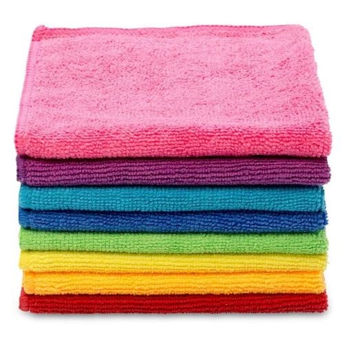 Εικόνα της Πετσέτες Καθαρισμού Vileda Microfibre Colours 8τμχ