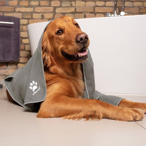 Εικόνα της Πετσέτα Κατοικίδιων Vileda Pet Pro Microfibre M 45x70 cm Γκρι 172650