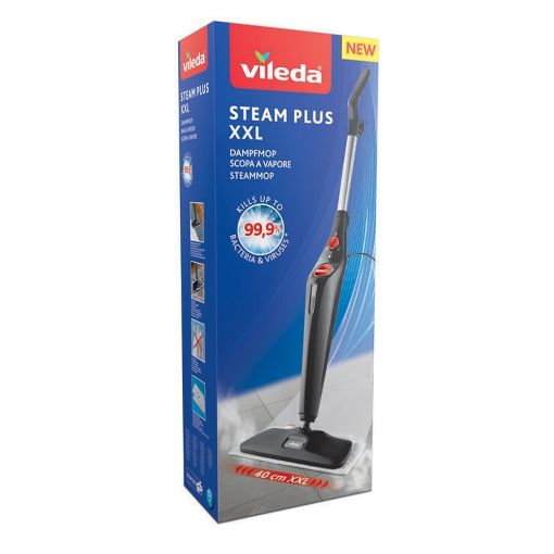 Εικόνα της Ατμοκαθαριστής Δαπέδου Vileda Steam Plus XXL 1550W Black 173948