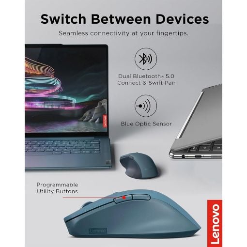 Εικόνα της Ποντίκι Lenovo Yoga Pro Mouse Wireless Tidal Teal GY51P14335