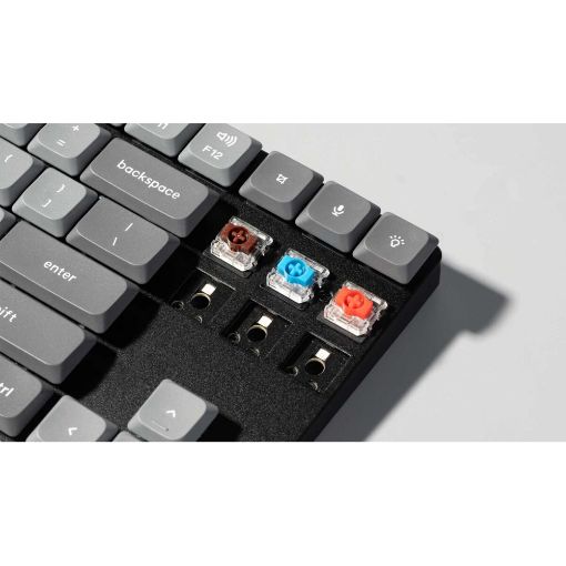 Εικόνα της Πληκτρολόγιο Keychron K1 Max QMK/VIA TKL Wireless RGB Hot-Swappable Red Switches (US) K1M-H1