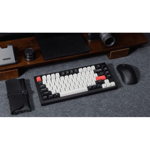 Εικόνα της Πληκτρολόγιο Keychron Q1 HE QMK 75% Wireless Magnetic Purple Switches (US) Carbon Black Q1H-M1