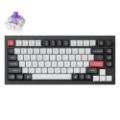 Εικόνα της Πληκτρολόγιο Keychron Q1 HE QMK 75% Wireless Magnetic Purple Switches (US) Carbon Black Q1H-M1