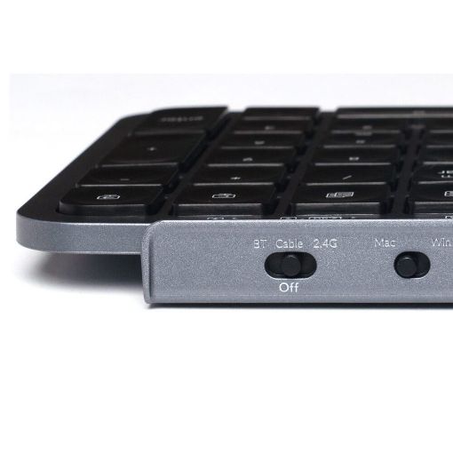 Εικόνα της Πληκτρολόγιο Keychron B6 Pro ZMK Full Ultraslim Wireless (US) Space Gray B6P-K1