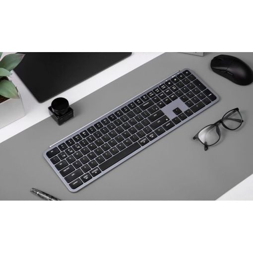 Εικόνα της Πληκτρολόγιο Keychron B6 Pro ZMK Full Ultraslim Wireless (US) Space Gray B6P-K1