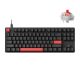 Εικόνα της Πληκτρολόγιο Keychron Lemokey X1 QMK/VIA TKL Wired Red Switches (US) X1-A1
