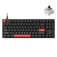 Εικόνα της Πληκτρολόγιο Keychron Lemokey X1 QMK/VIA TKL Wired Brown Switches (US) X1-A3