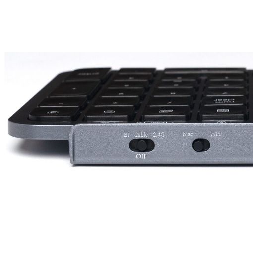 Εικόνα της Πληκτρολόγιο Keychron B1 Pro ZMK 75% Ultraslim Wireless (US) Space Gray B1P-K1
