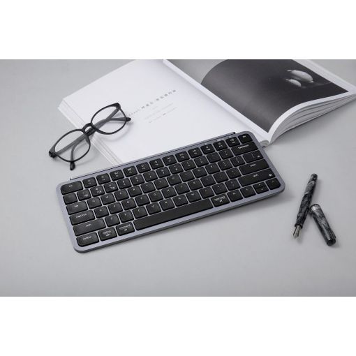 Εικόνα της Πληκτρολόγιο Keychron B1 Pro ZMK 75% Ultraslim Wireless (US) Space Gray B1P-K1