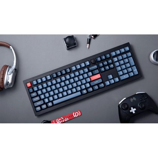Εικόνα της Πληκτρολόγιο Keychron V6 Max QMK/VIA Full Wireless Red Switches (US) Carbon Black V6M-D1