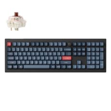 Εικόνα της Πληκτρολόγιο Keychron V6 Max QMK/VIA Full Wireless Brown Switches (US) Carbon Black V6M-D3