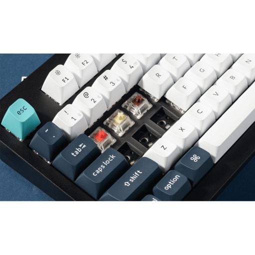 Εικόνα της Πληκτρολόγιο Keychron Q5 Max QMK/VIA 96% Wireless Red Switches (US) Shell White Q5M-P1