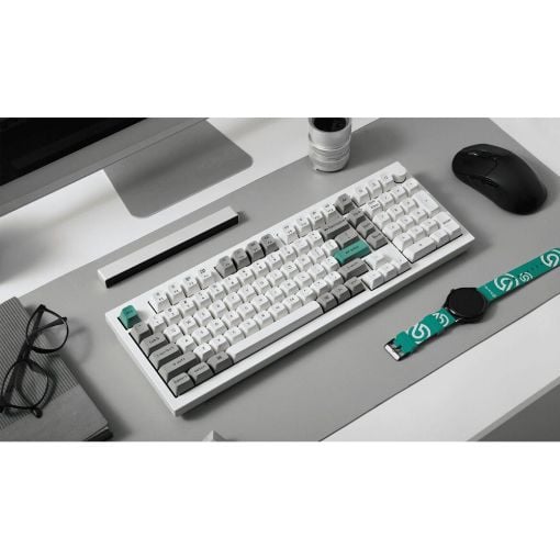 Εικόνα της Πληκτρολόγιο Keychron Q5 Max QMK/VIA 96% Wireless Red Switches (US) Shell White Q5M-P1
