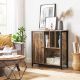 Εικόνα της Μπουφές Vasagle 80 x 30 x 80.5 cm Rustic Brown LSC084B01