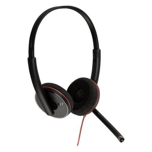 Εικόνα της Headset Poly Blackwire 3220 Stereo USB-C + USB-C/A Adapter (Bulk) Black 8X2J9A6