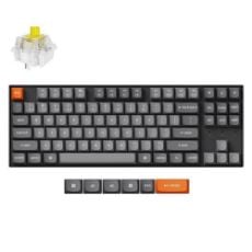 Εικόνα της Πληκτρολόγιο Keychron K8 Max QMK TKL Wireless RGB Banana Switches (US) K8M-B4