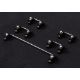 Εικόνα της Πληκτρολόγιο Keychron Q3 HE QMK TKL Wireless Magnetic Purple Switches (US) Carbon Black Q3H-M1