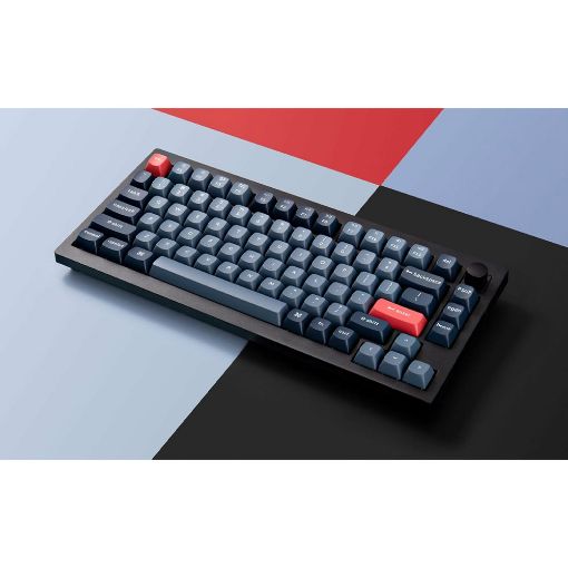 Εικόνα της Keychron V1 Max QMK/VIA 75% Wireless Banana Switches (US) Carbon Black V1M-D4
