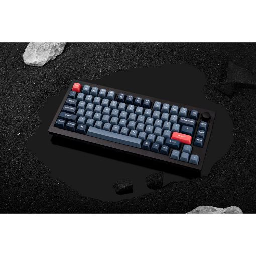 Εικόνα της Keychron V1 Max QMK/VIA 75% Wireless Banana Switches (US) Carbon Black V1M-D4