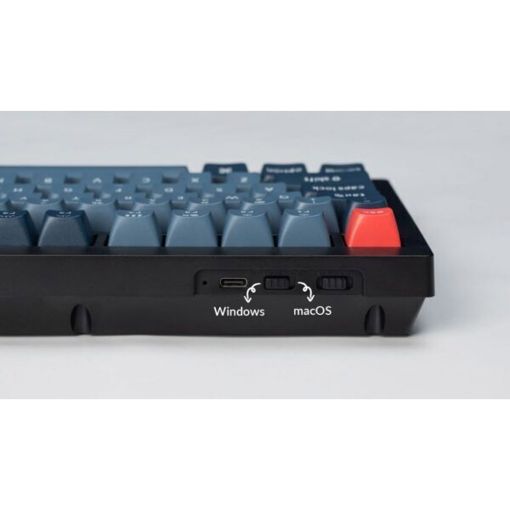 Εικόνα της Keychron V1 Max QMK/VIA 75% Wireless Banana Switches (US) Carbon Black V1M-D4